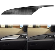 Auto Dashboard Co-Pilot Trim Strip Decal Premium Sticker Real Quality Soft Carbon Fiber Interior Tri