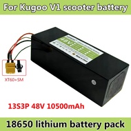 48V 10500mAh 18650 rechargeable/lithium-ion battery pack 13S3P , suitable for Kugoo V1 bicycle batte