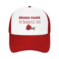 2026 Bruno Mars The Romantic Tour Y2K Retro Mesh Sun Protection Trucker Baseball Cap