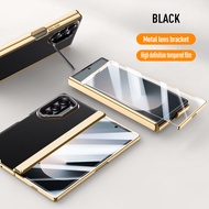 เคสบานพับปกป้องหน้าจอสุดหรูสำหรับ Honor V3วิเศษ V 3 2024เคสทางการฝาหลังกันกระแทกขาตั้งชุบผิว