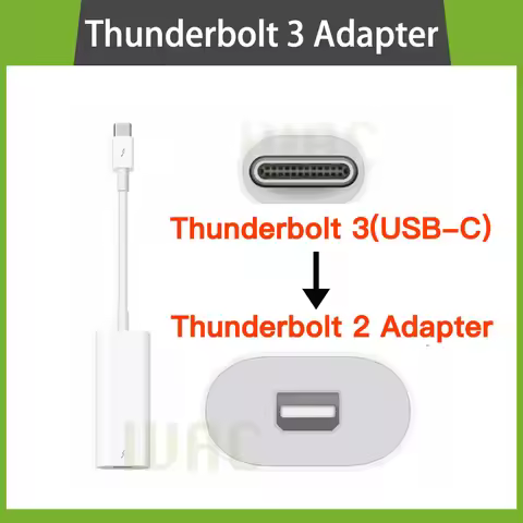 Thunderbolt 3 USB-C to Thunderbolt 2 Adapter Converter Cable A1790 MMEL2AM/A for Apple Macbook Pro A