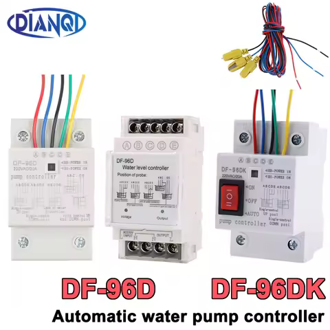 DF-96D DF-96DK Water Level Controller Switch 20A 220V Water Tank Liquid Level Detection Sensor Water