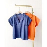 KEMEJA A2293 Women's Plain Shirt