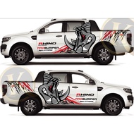 [4X4Series]K502 RHINO 4X4 Truck High Quality Body Vinyl Stickers