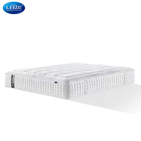 Modern 5 Star Hotel Bed Pocket Coil Spring Import Latex Gel Memory Foam Mattress