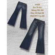 (UPDATE 4/17)Short Flared JEANS Y2K 2HAND COND99%
