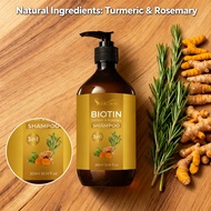 Refreshing Comfort Biotin Shampoo Turmeric Rosemary 3in1 300ml Cool Scalp Feel Daily Use  Syampu Bio