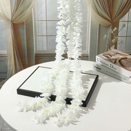 Hanging Wisteria Flowers 1m Long Vines Rose Vines Hanging Vines Sakura Cherry Blossom Blosom