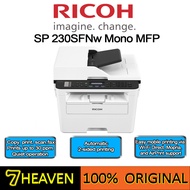 Ricoh SP230SFNW A4 Mono AIO Laser Wifi Printer