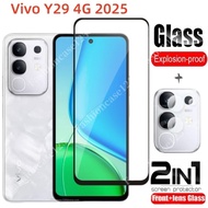 2in1 For Vivo Y29 4G 2025 Screen Protector Film Transparent Phone Screen Protector For Vivo Y29 5G V