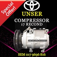 TOYOTA UNSER 10PA17C RECOND COMPRESSOR/ RECON KOMPRESOR (CAR AIRCOND SYSTEM)