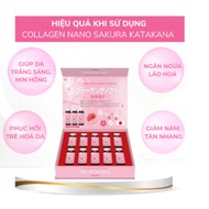 [Genuine] Nano Sakura katakana Collagen Drink - Box Of 10 Bottles