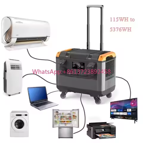 3000w LiFeP04 lithium battery generator, solar generator, portable power station, 110/220V AC power