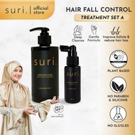 SURI Hair Fall Treatment Set A - Shampoo + Scalp Serum - Anti Hair Loss Gentle Scalp Rambut Gugur