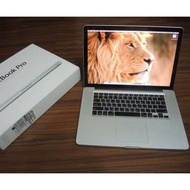 【出售】Apple MacBook Pro 15" i7 四核心 頂規版,公司貨,盒裝完整