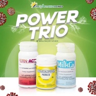 100% POWER TRIO VITAMINS, Fern D, MilkCa, and Fern Active