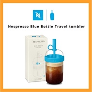 Nespresso x Blue Bottle Travel Tumbler | Insulated Coffee Mug | Leakproof Thermal Bottle Cold Drinks