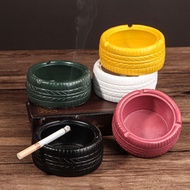 Ashtray simple creative resin tire ashtray ornament bar livi ashtray simple creative resin tire ashtray Ornaments bar Living Room Household Desk Storage ashtray 4.8