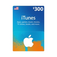 บัตร App Store iTunes Gift Card $300 (for US Account)
