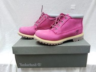 全新Timberland猄皮粉紅色短靴(Boots)