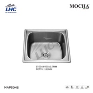 MAP5045 MOCHA Stainless Steel Kitchen Sink Single Bowl