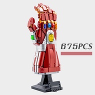 [WFDRESS] In Stock Wolf Gloves Claws 76250 Nano Gauntlet 76223 Infinity Gauntlet Building Blocks Bri