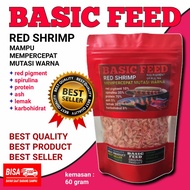 super red shrimps | udang kering merah | makanan ikan arwana channa