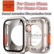 Full coverage watch case for Apple iwatch 45mm 41mm 44mm 40mm Integrated design cover membrane cover for iwatch series 9 S8 7 SE 6 5 4