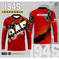 Indonesian Independence Day Jersey 79 Years Garuda Indonesia T-Shirt 17 August 79 Years Long Sleeve 