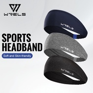 WRELS A16-2 Sports Sweatband Antiperspirant Headband For Running Gym