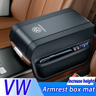 VW  Armrest box mat   central armrest cushion GOlf Tiguan TOuran POlo troc passat Sharan t-cross Jetta   Dedicate