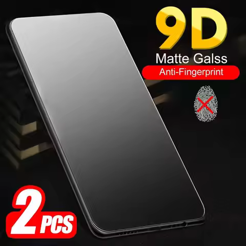 2PCS Matte Tempered Glass for Xiaomi 12 11 Lite Redmi Note 13 10 Pro 9 8 7 11S 12S 10S Poco F5 F4 F3