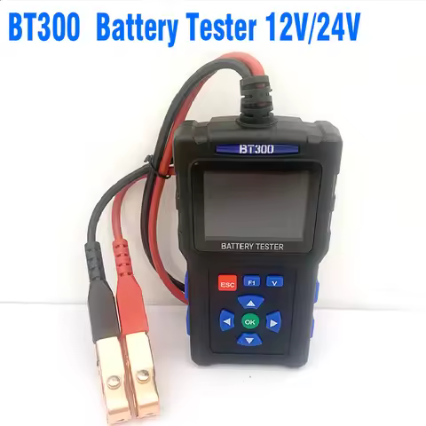 BT300 Car Battery Tester Car Battery Tool System Detect Auto Battery Analyzer 12V 24V Car Battery Fa
