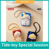 P POPMART POPMART DIMOO DIMOO Mobile Phone Quilt Bag Mystery Box Furry Phone Case with Lanyard