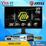 MSI MAG 275F 27" (27" RAPID IPS FHD 0.5MS 180HZ) GAMING MONITOR