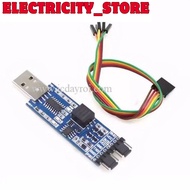 CH340 USB to TTL converter circuit with signal isolation
