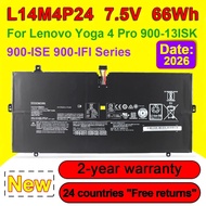 L14M4P24 For Lenovo Yoga 4 Pro 900-13ISK 900-ISE 900-IFI Series Laptop Battery L14L4P24 7.5V 66Wh 2I