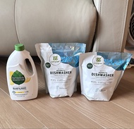 Grab Green 洗碗粒 洗碗珠 無香 60粒 automatic dishwasher powder detergent pods seventh generation 洗碗機 檸檬味 專用 洗