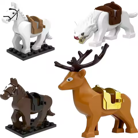 Factory Outlet!!! Lords Horse Wolf Deer Hobbit Elves Orcs Dwarf Rohan Cave Troll Building Block Toys