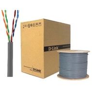 D-LINK NCB-C6UGRYR-305F1A-23 CAT 6 UTP CABLE 305M Dlink Lan Cable