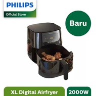 HITAM Philips Essential Air Fryer XL HD9270/90 - Black HD9270 Specter