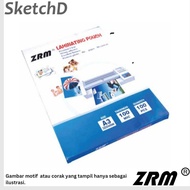 Plastic Laminating Pouch Film A3 100 micron ZRM Lamination - 100 sheets