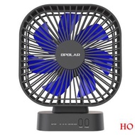 ✐OPOLAR F631 5 Inch Desk Table Fan with Timer, USB/AA Battery Operated Timer Fan, 3 Speeds, Extra Qu