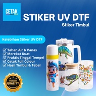 UV DTF STICKER | Embossed Stickers | DTF UV Sticker Printing