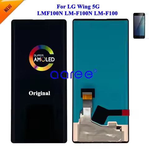 AMOLED LCD Display Original For LG Wing 5G LCD Display For LG Wing 5G LMF100N LCD Display Screen Tou
