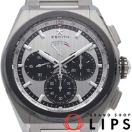 真力時 Defy El Primero 21 計時碼表 95.9005.9004/01.M9000，鈦金屬，男士腕錶，銀/黑色，成色極佳，含原廠錶盒和保固卡。 [未使用]