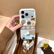 Casing For iPhone 17 Pro Max 16 15  Chain TPU Phone Case Cover 手机壳 Aesthetic Korean Cute