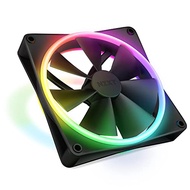 NZXT F140 RGB Duo - 140mm Dual-Sided RGB Fan – 20 Individually Addressable LED – Balanced Airflow an