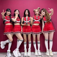 现货速发/宋雨琦同款衣服gidle女团舞蹈表演服运动会拉拉队啦啦操打歌服装 In-stock and ready to ship/Song Yuqi's same style outfit/gidle