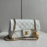 Premium 1: 1 Three Standards Complete 1: 1 Ball Lambskin Big Camera Bag Square Fat Man Golden Ball S